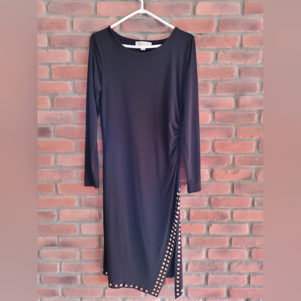 Michael Kors black long sleeved Stud dress.⭐️
